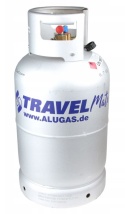 Aluminiowa butla gazowa LPG do tankowania ALUGAS TRAVEL Mate 11kg 25L