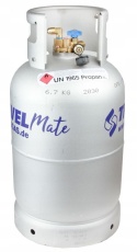 Aluminiowa butla gazowa LPG do tankowania ALUGAS TRAVEL Mate 11kg 25L