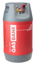 Butla LPG GasBank MULTI 11 kg + zestaw do zdalnego tankowania (1.5m) DISH