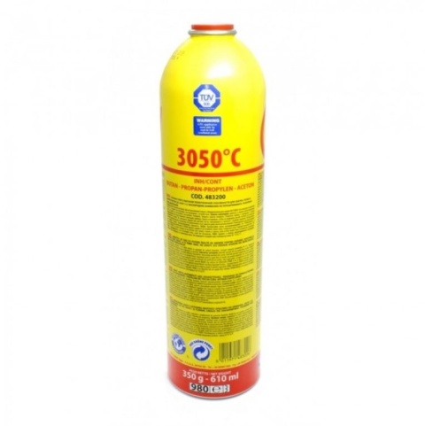 Butla MAXYGAS 3050°C nabój kartusz gazowy 350g 610ml gwint 7/16