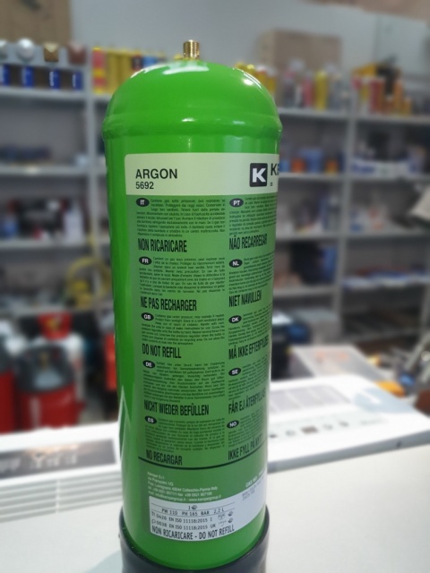 Butla argonowa Kemper 5692 – czysty argon 2,2L do precyzyjnego spawania TIG