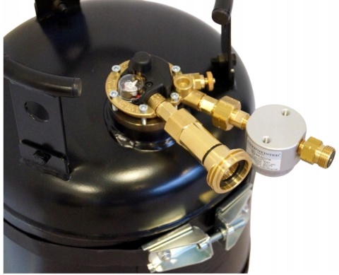 Butla gazowa stalowa Propan Butan LPG z wielozaworem CAMPKO 16kg (30l)