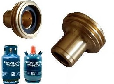 Gomet GZ-2004 przejściówka ACME adapter tankowania gazu LPG niemcy/belgia