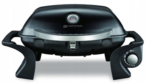 Kemper - Przenośny Grill gazowy 3,5kW żeliwny 2w1 na kartusze i butle LPG