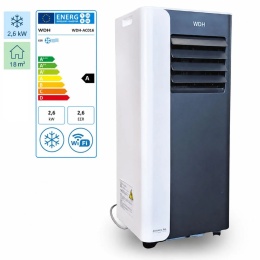 Klimatyzator przenośny Aktobis WDH-AC016 2,6kW osuszacz 24L/ddobę WiFi 9000 BTU