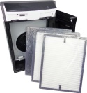 Oczyszczacz powietrza Aktobis WDH-C03 czarny 72W filtr HEPA światło UV-C
