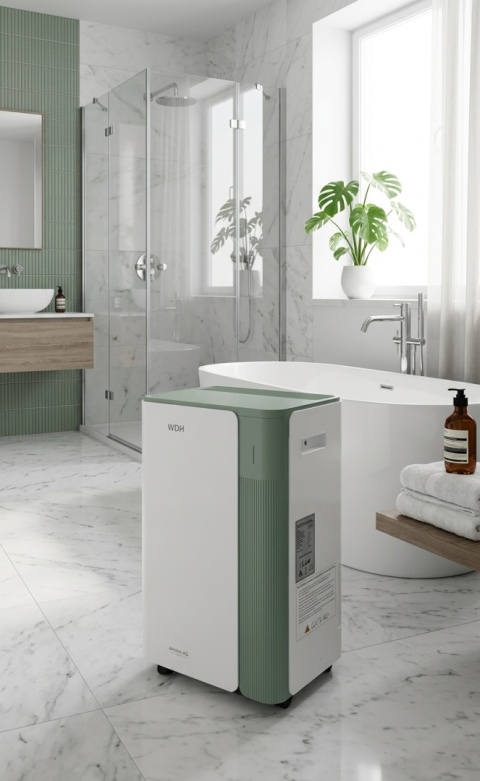 Aktobis WDH-118LEW osuszacz powietrza 20 l/24h WiFi do 40 m²