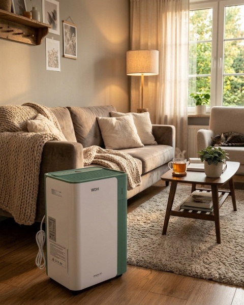 Aktobis WDH-118LEW osuszacz powietrza 20 l/24h WiFi do 40 m²