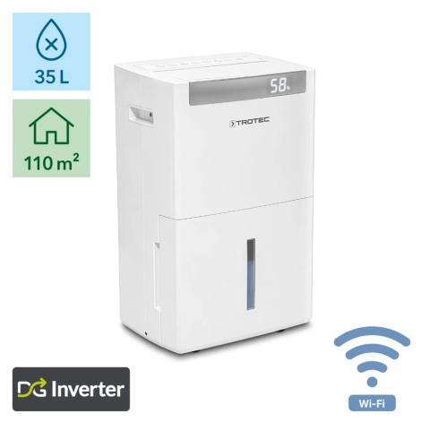 Osuszacz powietrza TROTEC TTK-I 110E WiFi Inwerter do 110 m² 35l/24h CICHY
