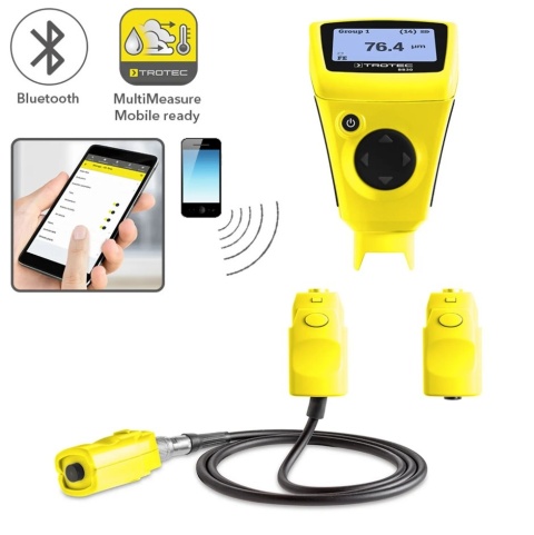 TROTEC BB30 MIERNIK GRUBOŚCI LAKIERU 0-2000µm STAL ALUMINIUM BLUETOOTH