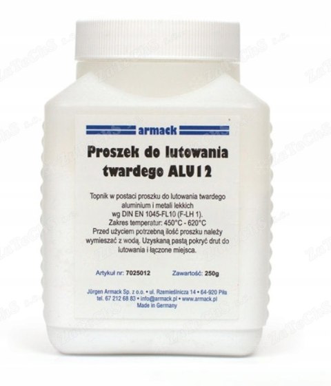 Proszek ALU12 do lutowania twardego 250g ARMACK