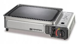 SMART PLANCHA - GRILL TURYSTYCZNY Z PŁYTĄ ŻELIWNĄ - KEMPER 104998 - 2,8KW